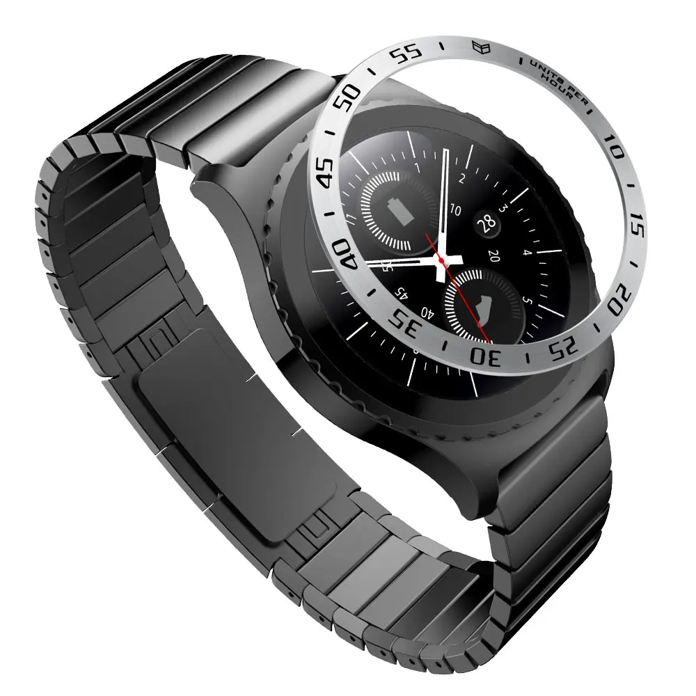 A3 Gear s3 Frontier ремешок для samsung galaxy watch 46 мм ремешок ободок для galaxy watch 46 мм Шестерня S3 металлический ободок кольцо клейкая крышка - Цвет: A3