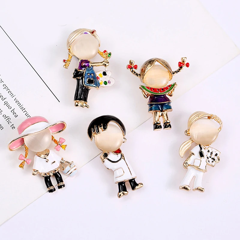 

Fashion Enamel Doctor Boys And Girls Brooches Medical Brooch Pin Nurse Jewelry Women Men Jackets Badges Accessories hijab Pin