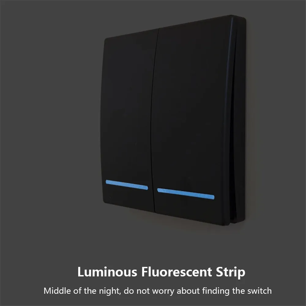 SMATRUL 433 МГц Беспроводной Смарт кнопочный переключатель светильник Кнопка RF пульт дистанционного управления Управление AC 110V 220V беспроводной приемник зарядное устройство Панель Спальня потолочный светильник