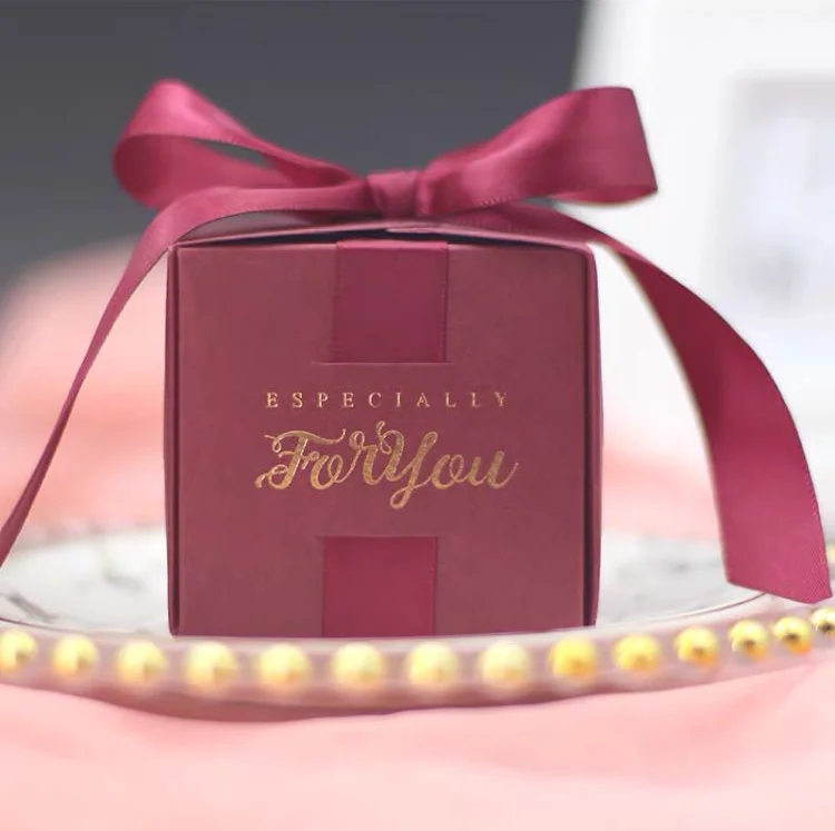 Бесплатная доставка 50 шт конфеты коробки Брак для свадебных сувениров и подарок