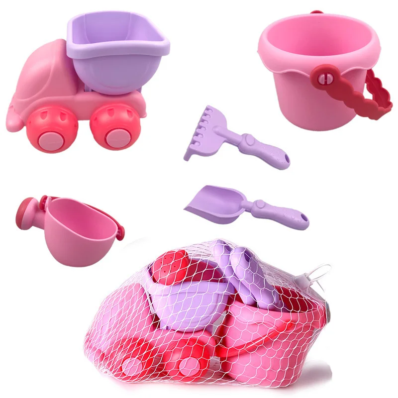 

Beach Toys for Kids Baby Beach Game Toy Children Sandbox Set Kit Summer Toys for Beach Play Sand Water Play Cart Kids Gifts