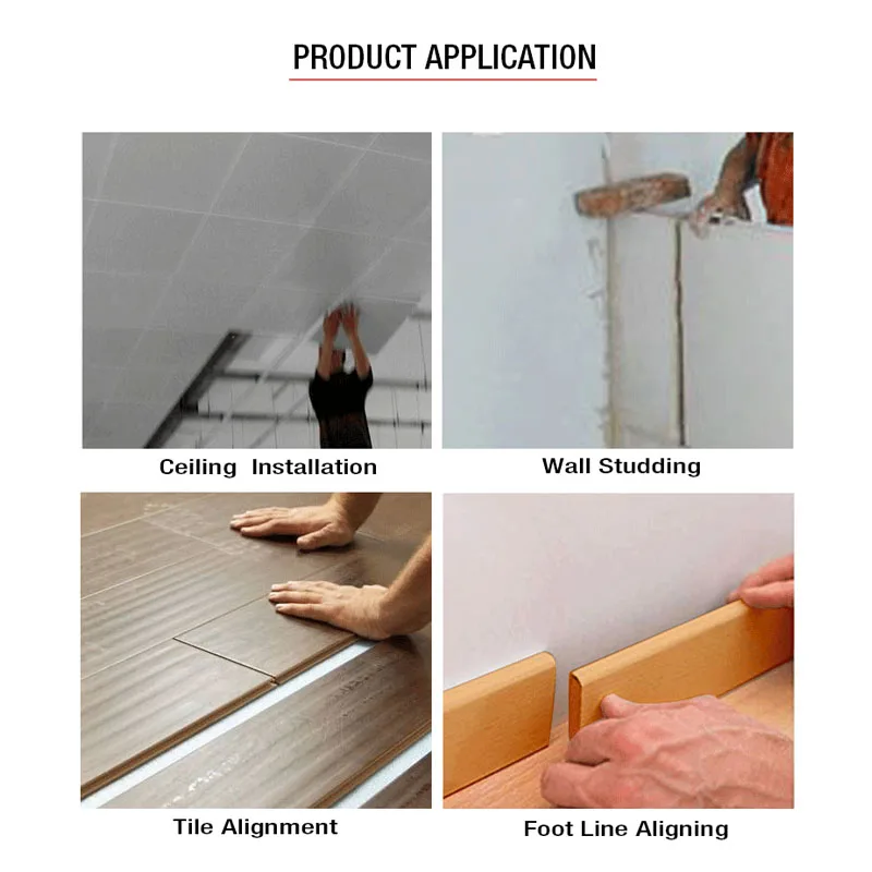 Красный и зеленый лазерный уровень 2 линии 1 точка Мини Портативный 360