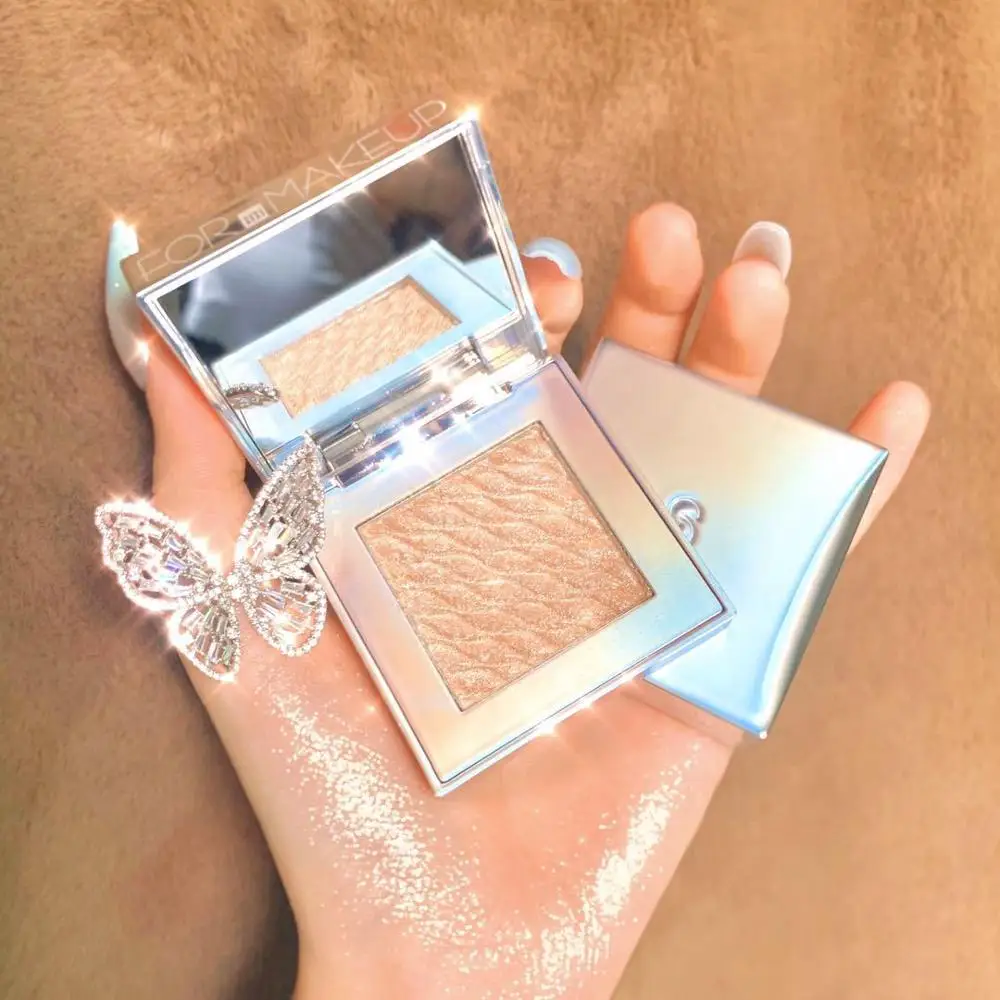 

Sparkling Crystal Highlight Palette Shimmer Glitter Eyeshadow Powder Makeup Long Lasting Waterproof Face Contour Shiny Cosmetics