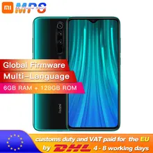 Смартфон Xiaomi Redmi Note 8 Pro с глобальной прошивкой, 6 ГБ, 128 ГБ, 64 мп, четырехъядерный процессор Helio G90T, четыре ядра, 4500 мАч, NFC Смартфон Xiaomi Redmi Note 8 Pro с глобальной прошивкой, 6 ГБ, 128 ГБ, 64 мп, четырехъядерный процессор Helio G90T, четыре ядра, 4500 мАч, NFC