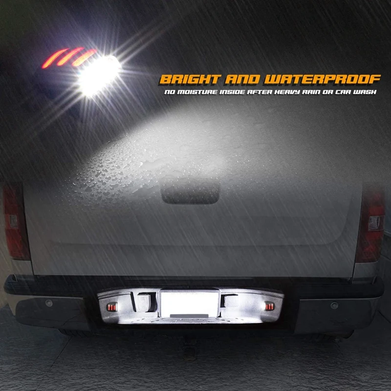 2 шт. красный SMD светодиодный светильник номерного знака для Chevy Silverado Suburban Tahoe GMC