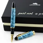 Подарочная перьевая ручка с чернильным щитком Iraurita, позолоченный металлический корпус, роскошные ручки 0,5 мм X450A, канцелярские принадлежности, офисные и школьные принадлежности
