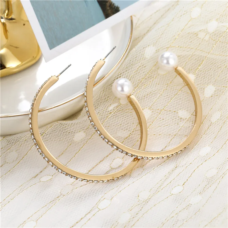 Женские и женские Уникальные Большие серьги с образным кристаллом большие