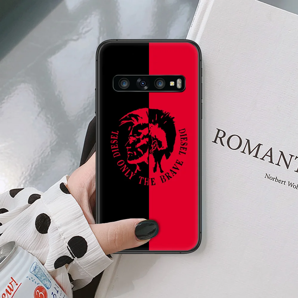 

Diesell Fashion Trend Brand Phone Case For Samsung Galaxy Note S 8 9 10 20 Plus E Lite Uitra black Prime Trend Shell Pretty Cell