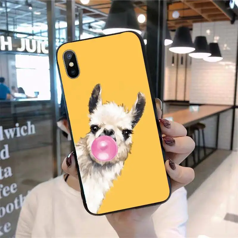 

cute lamas Alpaca animals Phone Case for iPhone 11 12 pro XS MAX 8 7 6 6S Plus X 5S SE 2020 mini