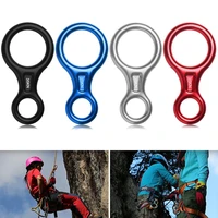 7 colors 8 word gear device equipment climbing ring rock climbing descenders downhill eight rings rope descender