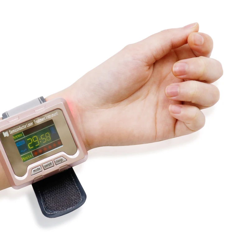 Семейное 650нм лазерное лечение часов Диодная гипертония гипергликемия для