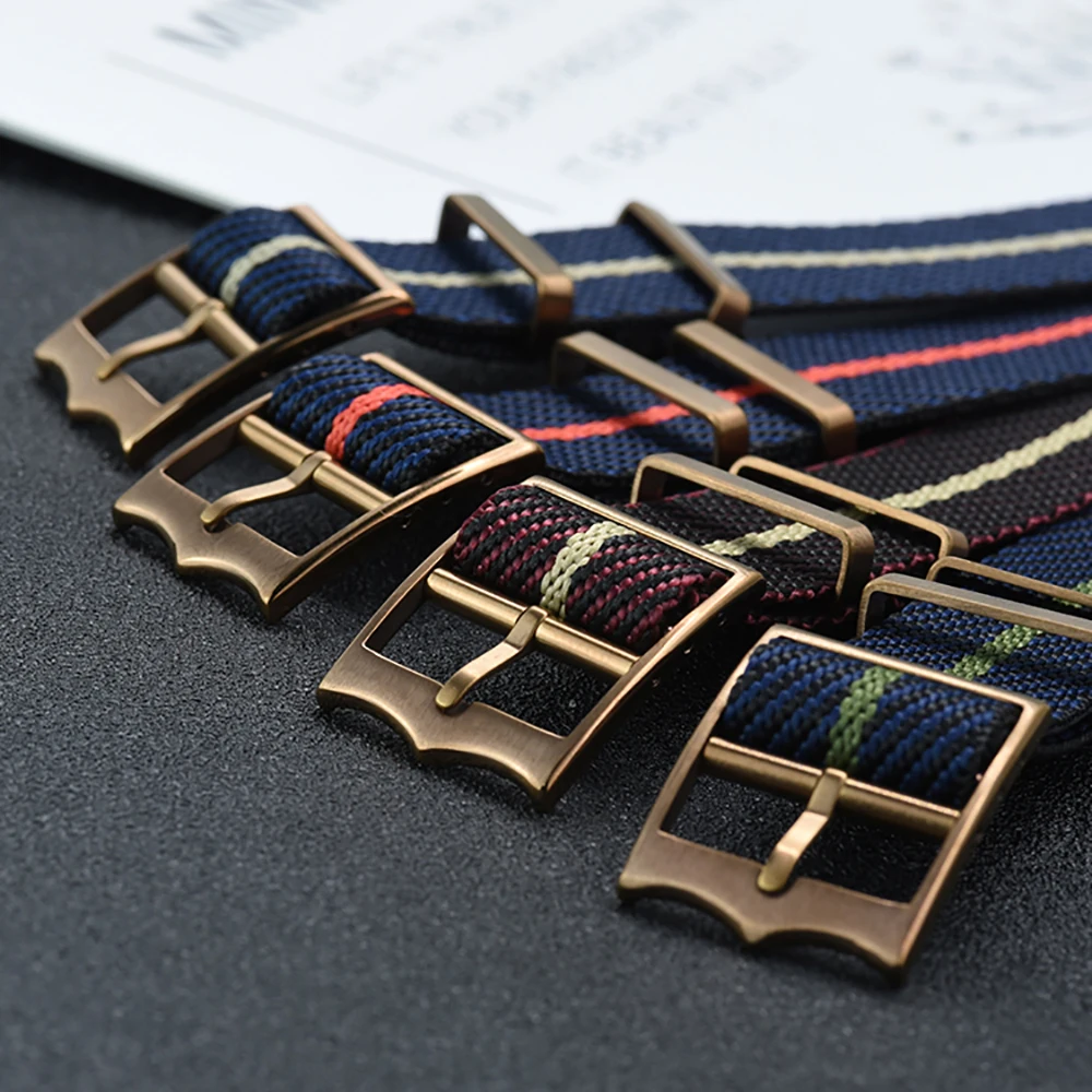 Новый дизайн Парашютная сумка для французских солдат ремешок часов Tudor Black Bay