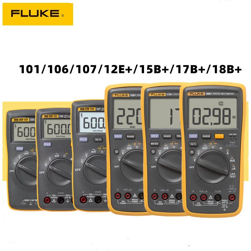 Цифровой мультиметр FLUKE 15B + 17B 18B измеритель температуры емкости сопротивления