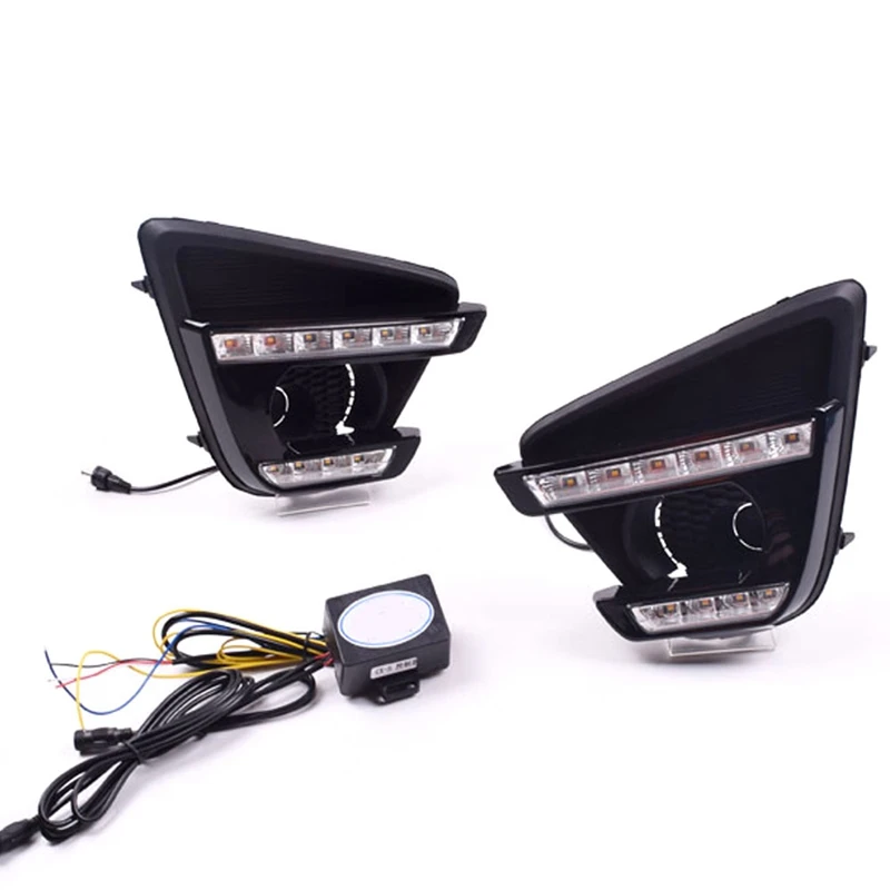 Автомобильный DRL дневный ходовой светильник противотуманная фара релейный