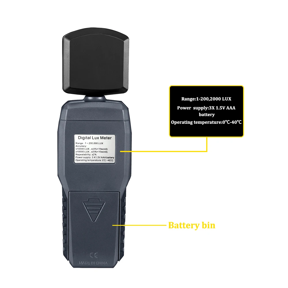 Цифровой светильник фотометр фотосъемка мини люксовый измеритель спектрометр