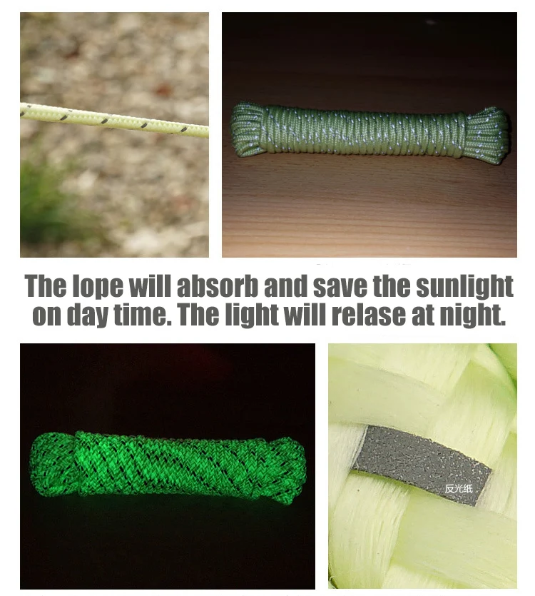 Сверхмощный светоотражающий канат для кемпинга 50 м 5 мм | Спорт и развлечения