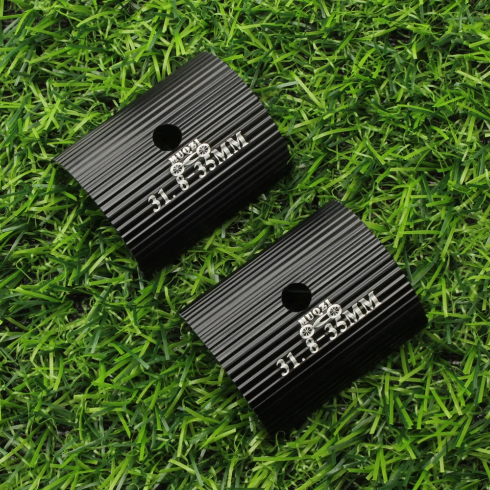 

2pcs Bike Handlebar Stem Reducer Aluminum Alloy Handlebar Shim Adapter