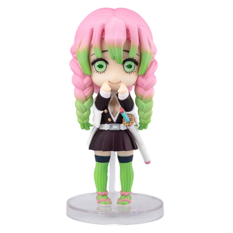 

Pre-Sale 9Cm Demon Slayer Kanroji Mitsuri Anime Action Figure Peripherals Q Version Hand-Made Collection Model Toys for Children