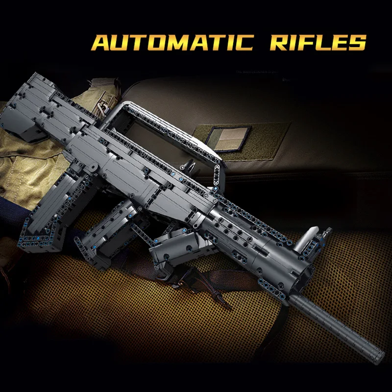 Детские игрушки 1133 шт. Тип 95 винтовка пистолет военные строительные блоки город