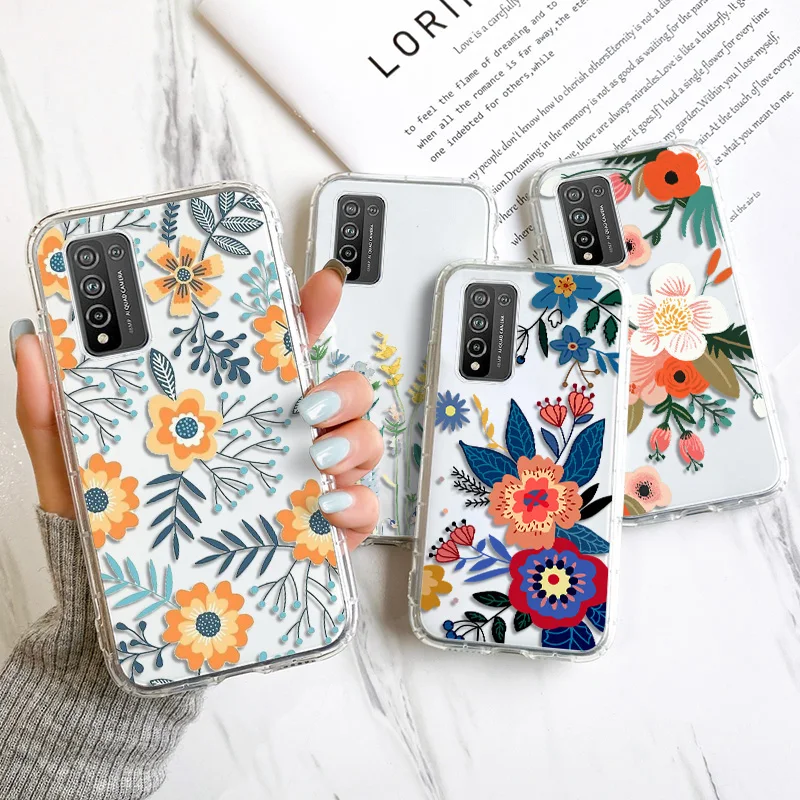 Чехол для Honor 10 Lite Huawei P30 P20 P40 чехол 20 Pro 10X 9A 9X 9S 9C 8A 8S 8X 10i Y5P Y6P Y7P прозрачный из ТПУ |