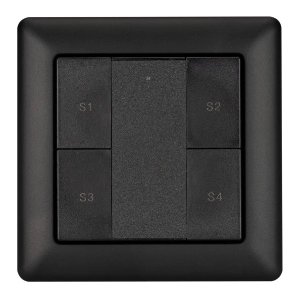 INTELLIGENT ARLIGHT Панель DALI-223-1G-4SC-IN-BLACK (BUS только сцены) (I -) | Освещение
