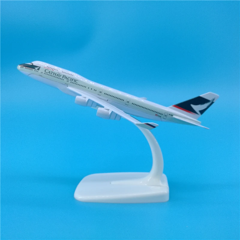 16 см Cathay Pacific Airlines Боинг 747-400 модель самолета из сплава коллекционные модели