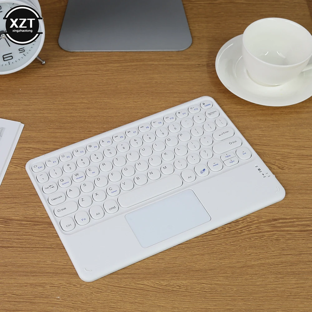 Беспроводная Bluetooth-совместимая клавиатура для планшета IOS Ipad Android русская/EN/RU
