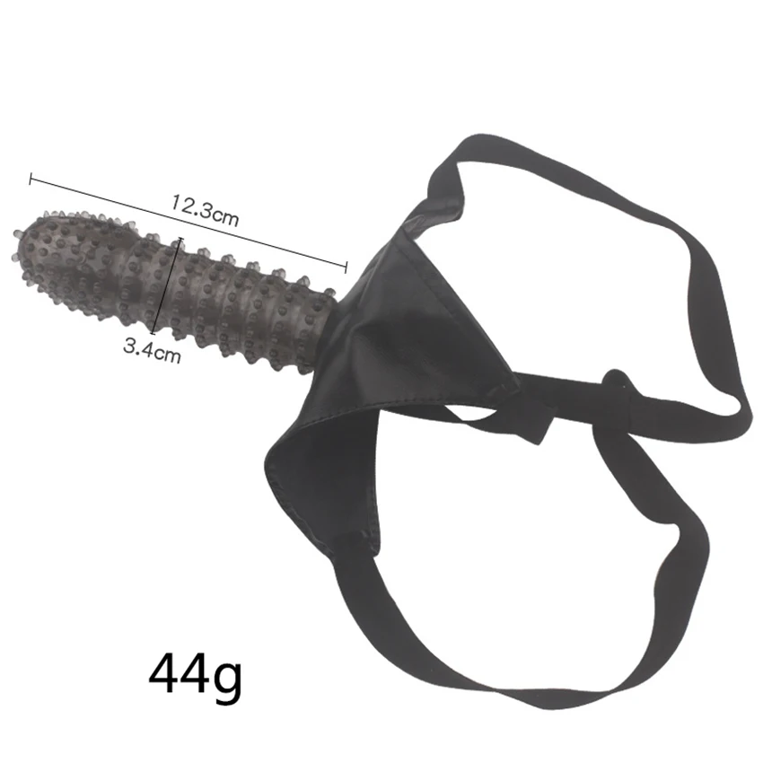 Черные штаны дилдо страпон фаллоимитатор трусики ремешок на реалистичный для