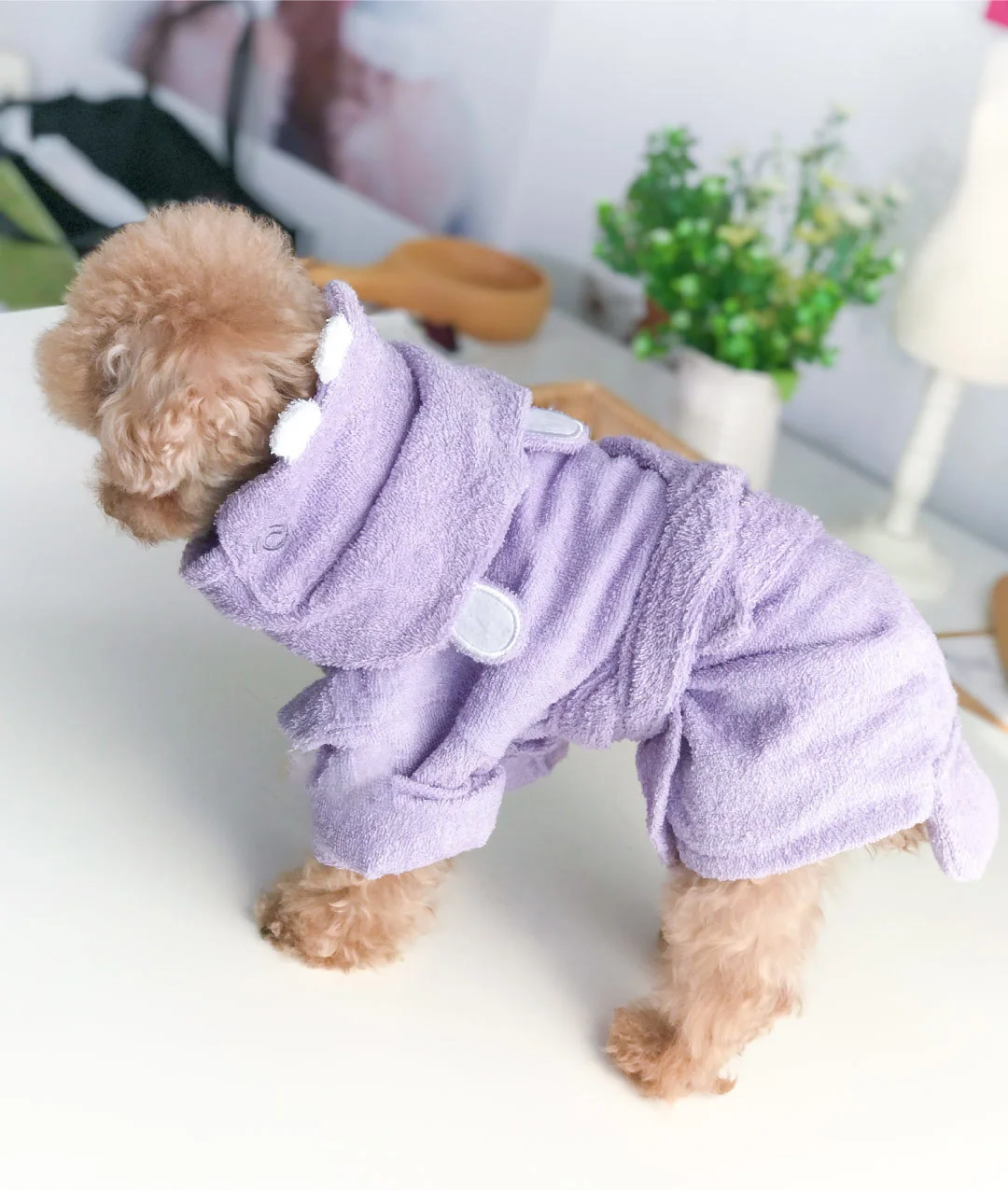 

Dog Pajamas Winter Dogs Clothes for Dogs Bathrobe Pug Chihuahua Pet Cat Bathrobe Small Dogs Pets Clothing Pet Overall