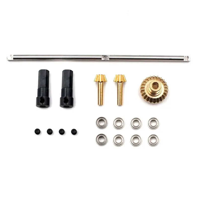 Обновленная металлическая Шестерня Передняя средняя задняя мостовая ось для 1/16