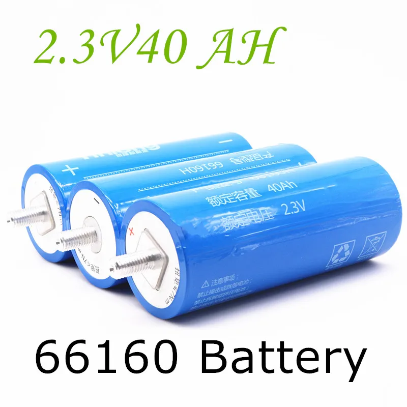 100% Оригинальный Цилиндрический литий-ионный аккумулятор Yinlong LTO66160H 2 3 в 40 Ач