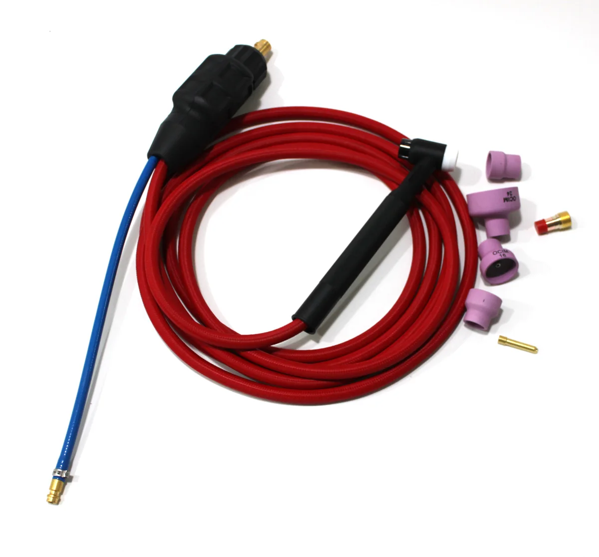 WP-17 Air-Cool 150A мягкая Сварочная горелка для сварки TIG с керамическим соплом большого