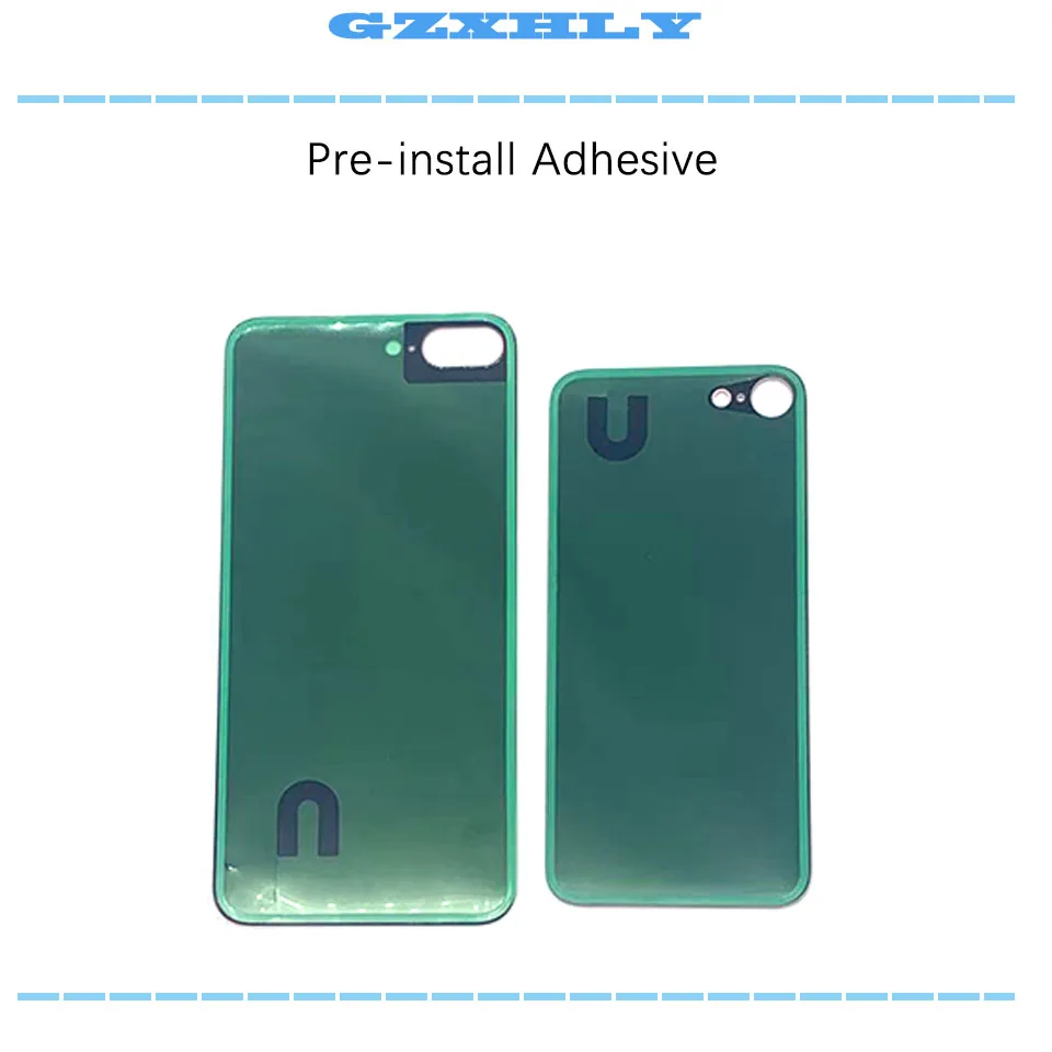 

1pcs New High Quality For iphone 8 8 Plus 2020 Back Glass Housing Battery Cover Replacement Big Hole And Small Hole+logo