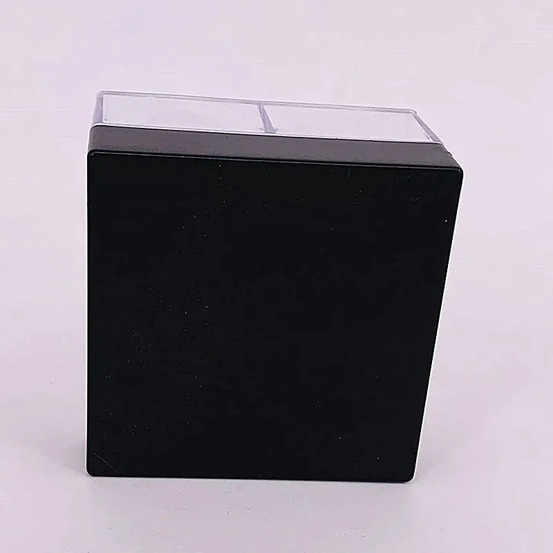 Новая Четырехцветная решетчатая коробка для рассыпного порошка макияжа