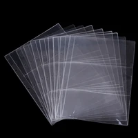 10pcs money banknote paper money album page collecting holder sleeves 3 slot loose leaf sheet protection new arrive pvc 5 inches