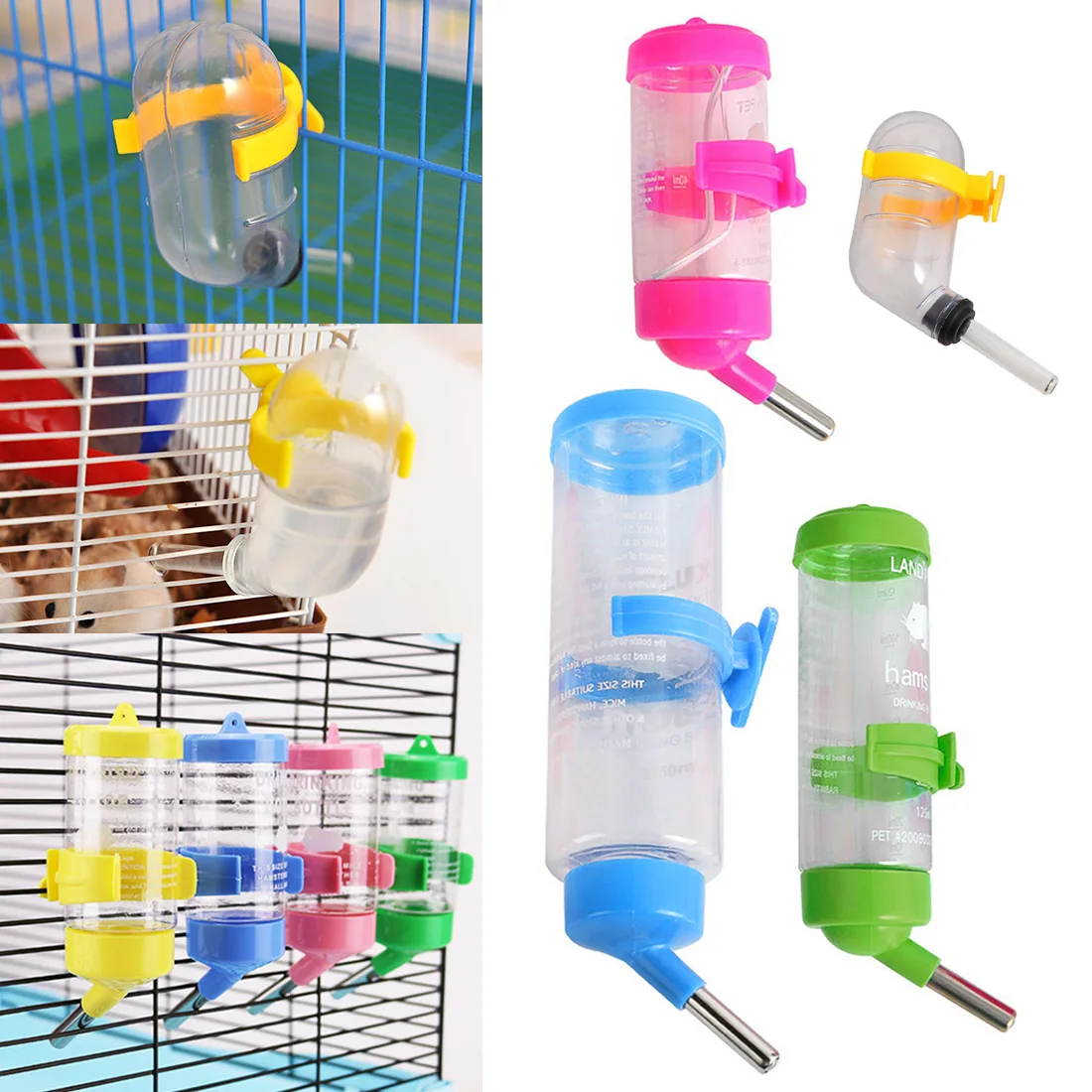 Домашнее животное хомяк для фонтанчика питьевой воды диспенсер подачи 50/80/125/250 мл