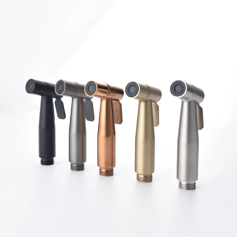 Ручной спрей для биде душевой набор комплект душа смеситель матовый никель