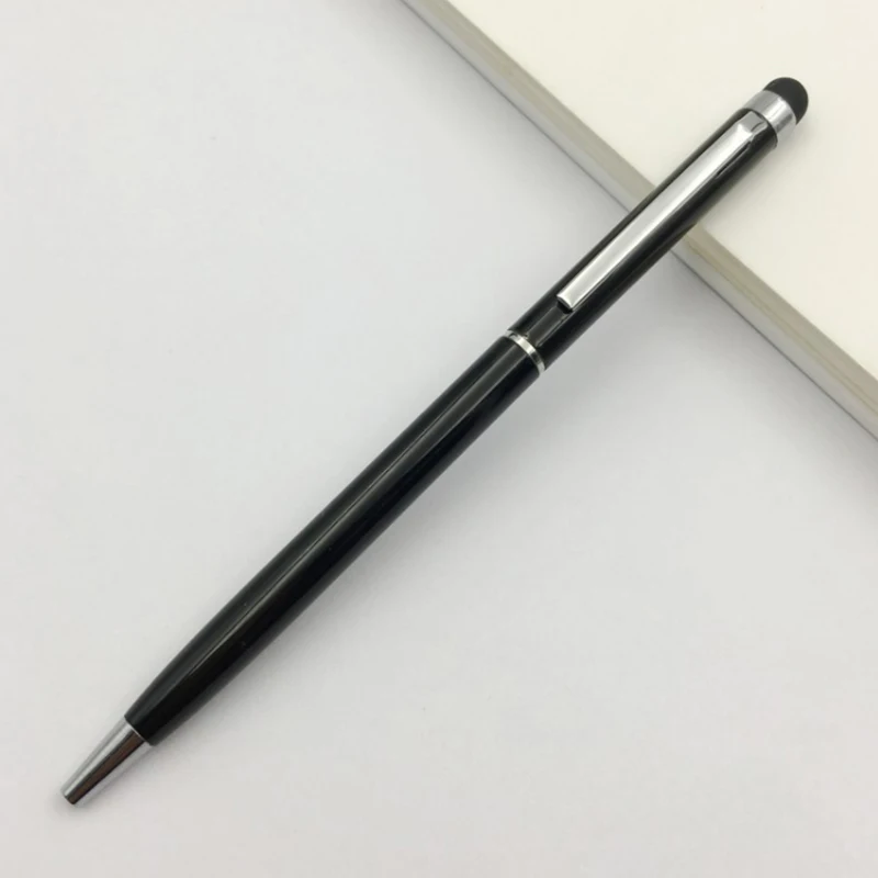 

Мульти-функция двойного назначения 2-в-1 тонкий стилус для сенсорного экрана с шариковой ручкой для IPhone смартфона, для IPad Tablet