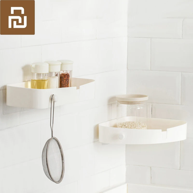 Youpin Ванная Кухня Офис полка аксессуары для ванной комнаты органайзер хранения