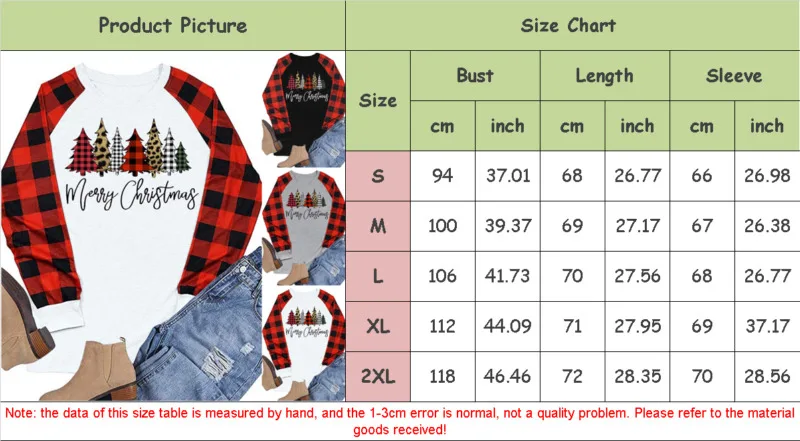 

Happy Christmas Shirts Womens Funny Printed Xmas Tree Printing Top T-shirts O Neck T Shirt Plus Size