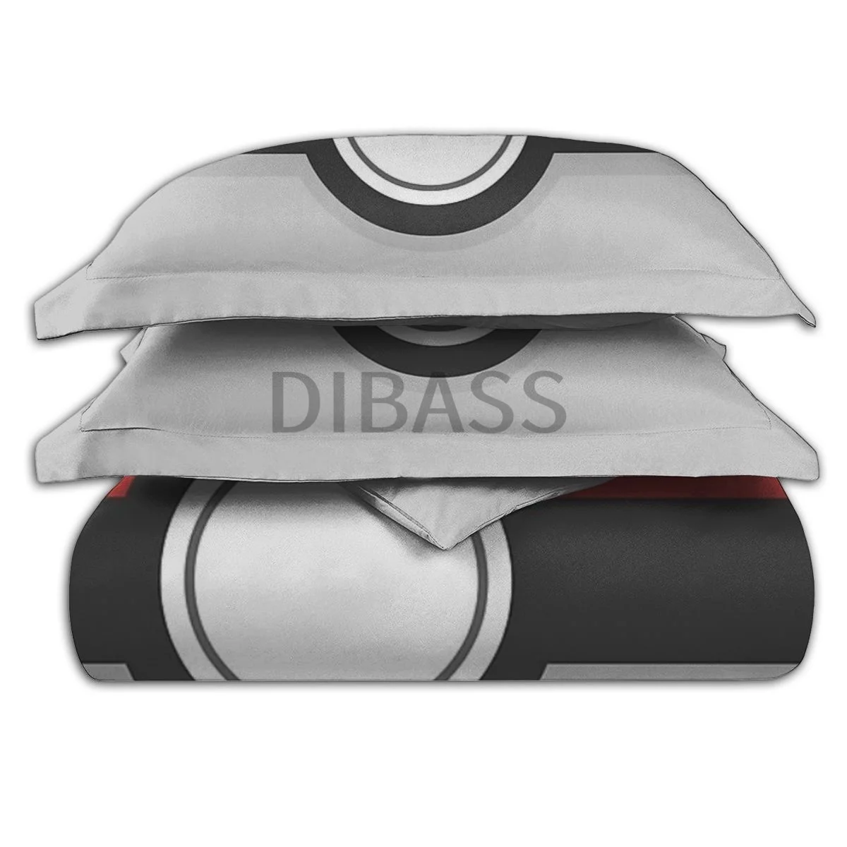 Juego de edred&oacute;n Pokeball con 2 fundas de almohada, juego de cama de microfibra suave, funda de edred&oacute;n-1