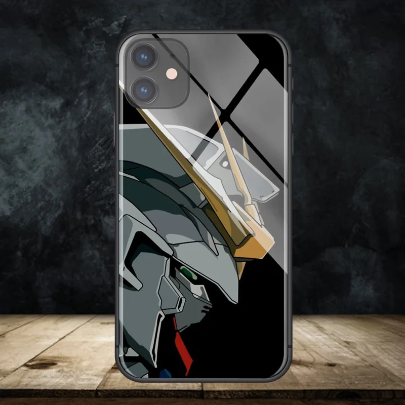 Gundam Wing Zero для iPhone SE 6 6s 7 8 plus X XR XS 11 12 mini Pro Max s чехлы телефонов из закаленного стекла
