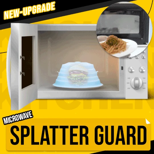 

New Silicone Microwave Splatter Guard Absorbable Magnetic Folding Lid Microwave Plate Cover Oil-proof Heating Mantle Dropshippin