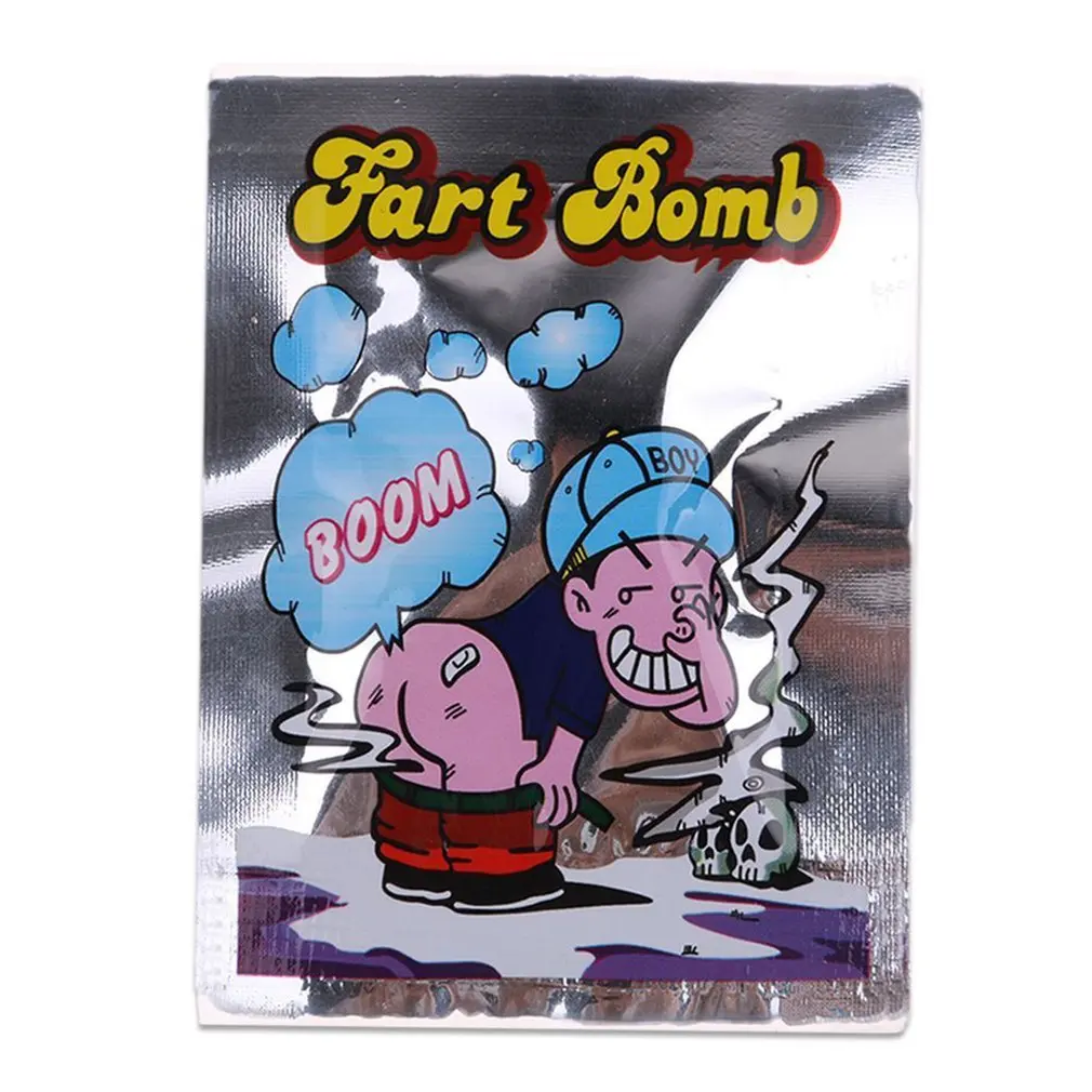 

Funny Shock Toys Explosion Smelly Package the Whole People Toy Stink Bomb Fart Packages Odor For Children