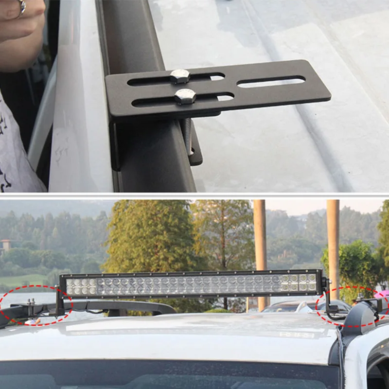 Светодиодные кронштейны для крепления на крышу автомобиля кронштейн бара bull