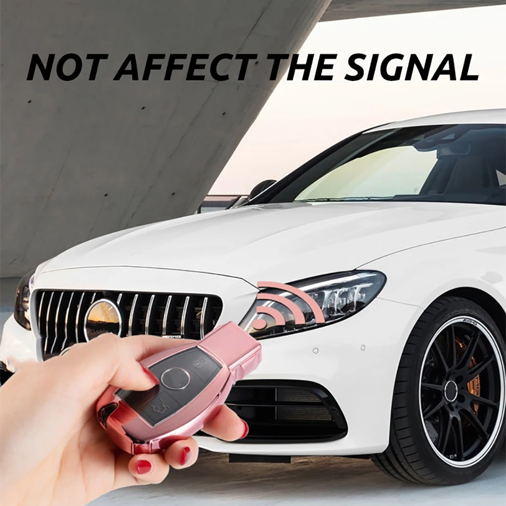 Мягкий чехол из ТПУ с полным покрытием для автомобильного ключа дистанционного