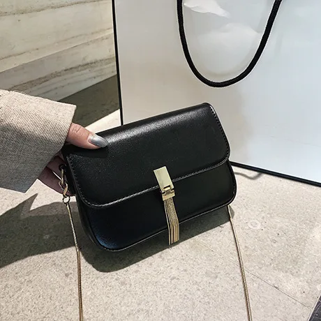 

Luxury Brand Crossbody Bags For Women 2020 High Quality PU Leather Female Designer Handbags Ladies Tassel Shoulder Messenger Bag