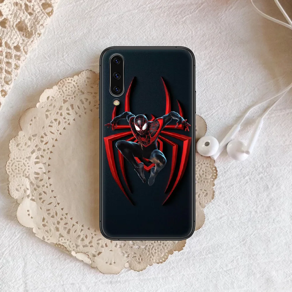 

Spider Superhero Man Phone Case Cover For Samsung Galaxy A10 A11 A20 E A21 A30 A40 A41 A50 A51 A70 A71 A81 S 4G 5G black Funda