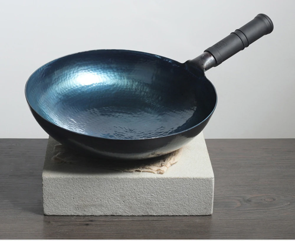 Большой китайский традиционный ручной ВОК старомодные железные Woks