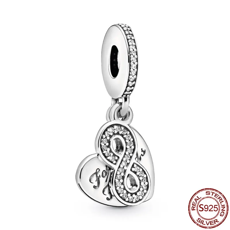 

2021 100% 925 Sterling SILVER charms Pav Monkey Charms fit Original Pandora Bracelet silver 925 jewelry